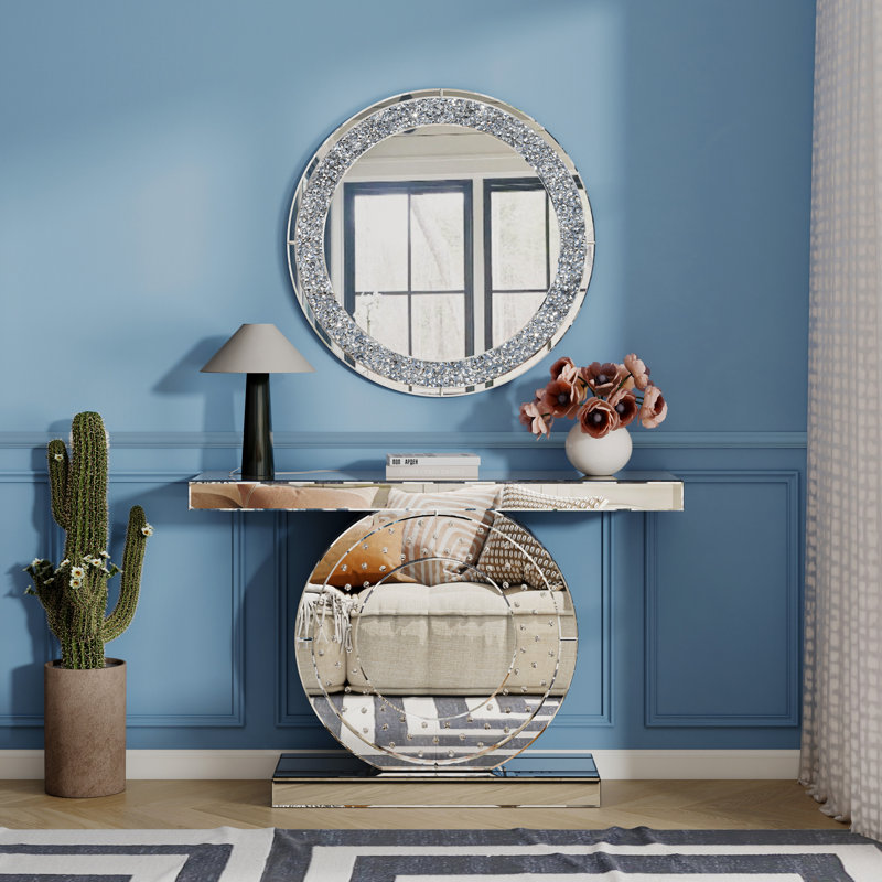 Ensemble de miroir de table console Rillamas