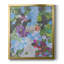 Toile encadrée de qualité supérieure Iris Garden - prête à être accrochée-2121771486-2121771480