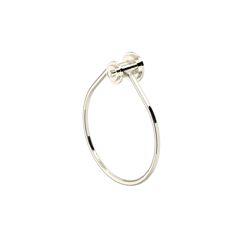Armstrong Towel Ring, Polished Nickel
