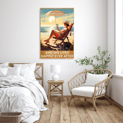 " Beach And She Lived Happily "