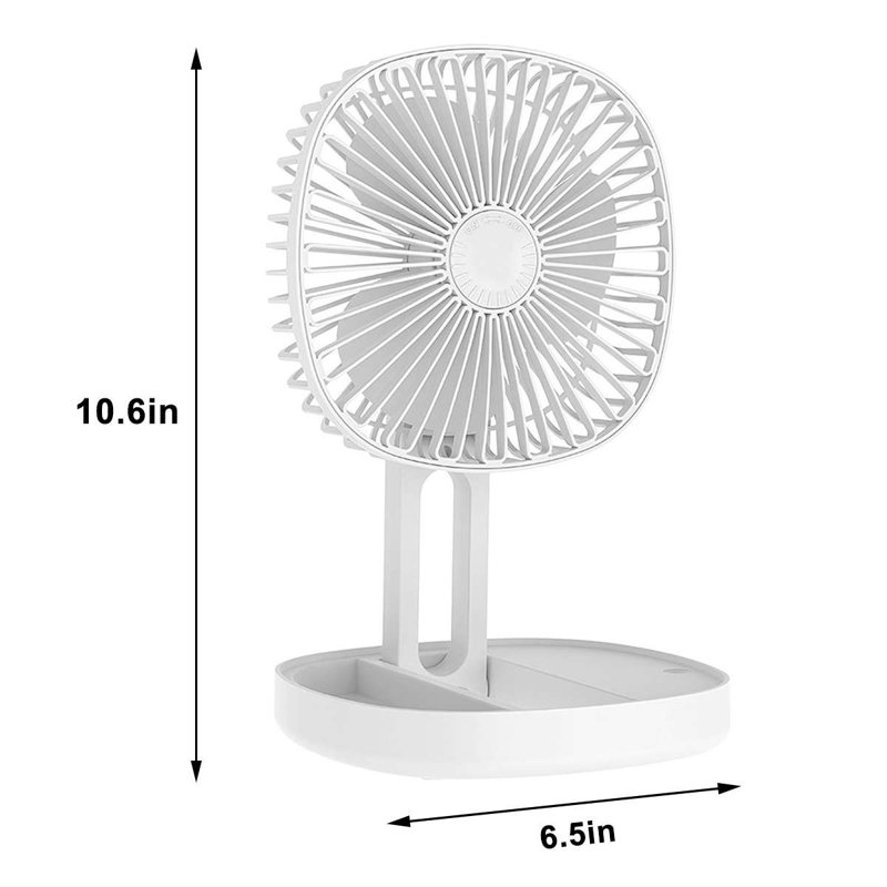Ventilateur personnel 10,6 po Deago, Blanc