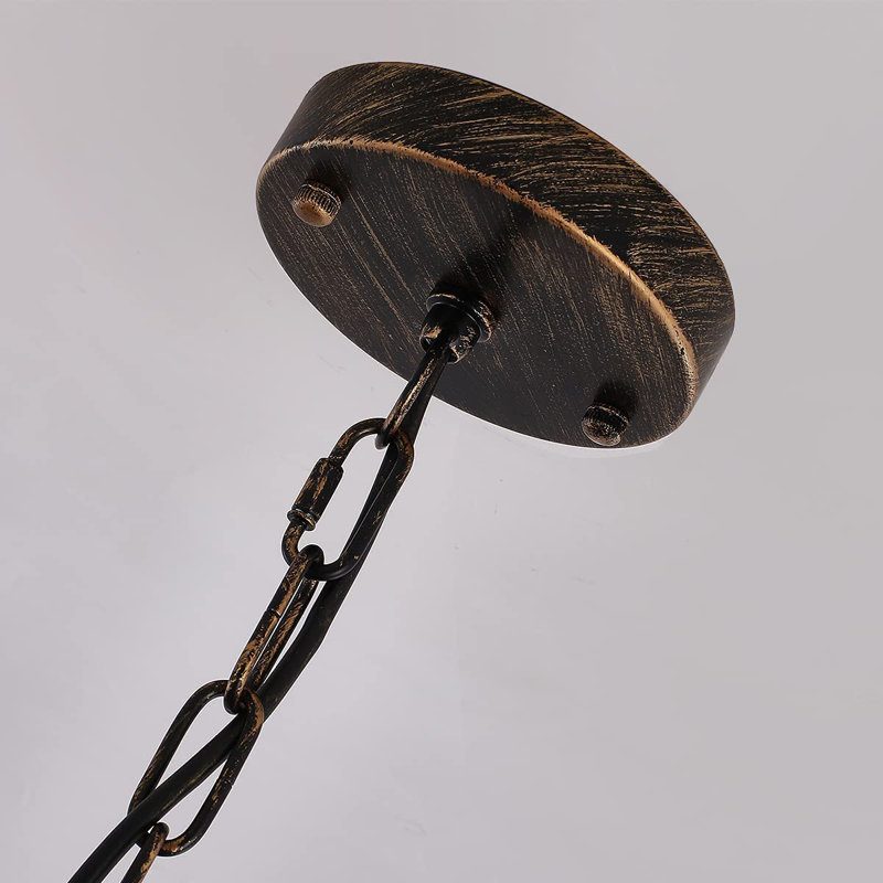 Lentz 4 - Light Brown/Black Pendant