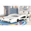 Lit plateforme simple avec roulettes-817375507