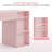 Arbadella Vanity Makeup Desk, Rectangle Accent Manicure Table with Cabinet-1540253207