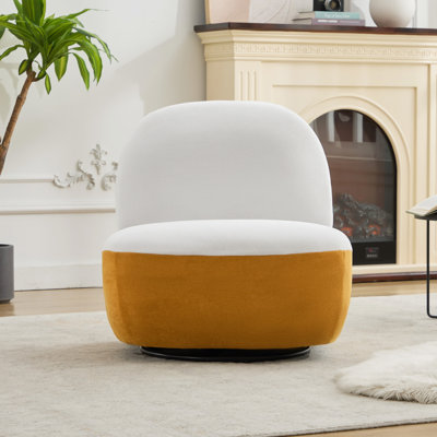 Swivel Upholstered Accent Chair