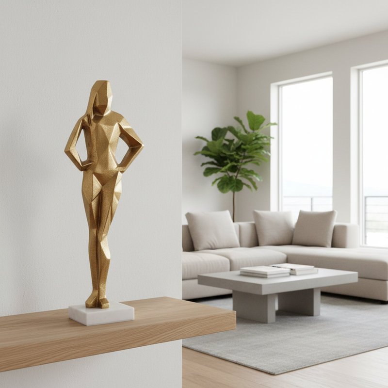 Sculpture Coqueta Posing Lady