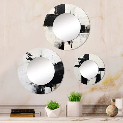 Hemlen Metal Round Mirror