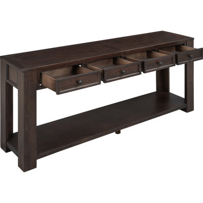 Solid Wood Console Table: & Versatile For Home Desk Office: Practical Design