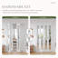 Porte pliante en verre miroitant et en bois manufacturé avec trousse de quincaillerie d'installation-110833825