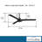52" Roto 3 - Blade Propeller Ceiling Fan with Wall Control-37924599