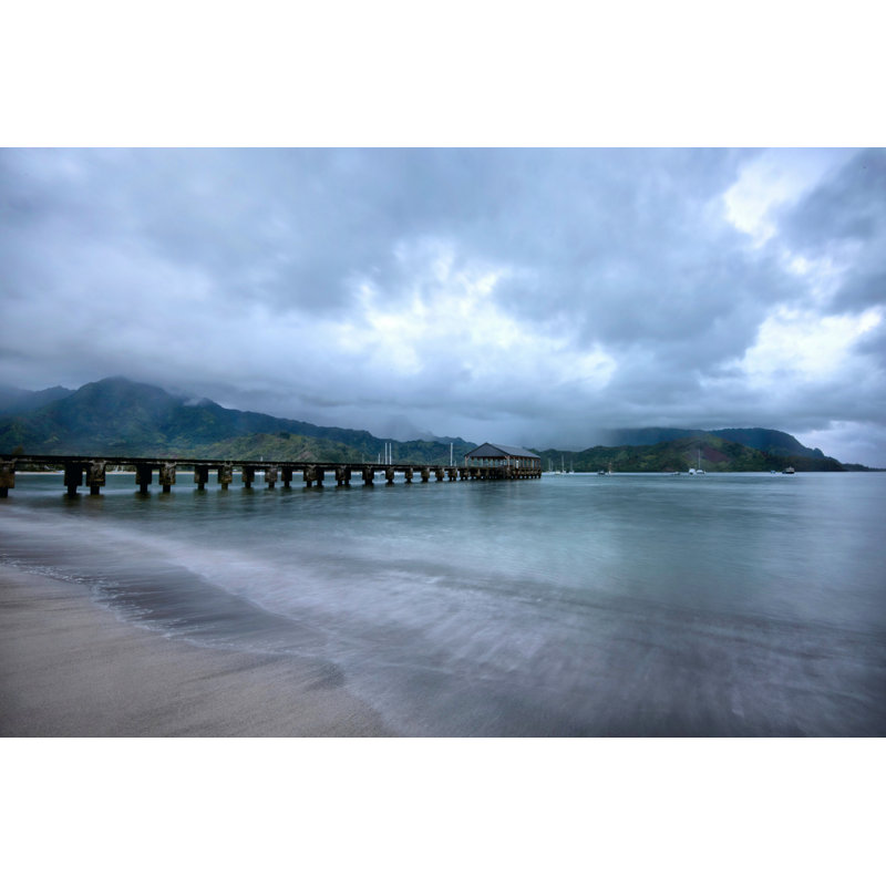 Hanalei Daybreak by Danny Head - Print on Canvas, 30cm H x 46cm W, Wrapped Canvas