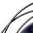 Metal Round Wall Mirror with Overlapping Circles-1134296542