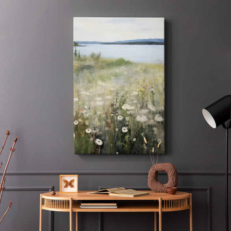 Paysage rétro Lxxxvi - Cavas enveloppés de galerie, H 18 po x l 12 po