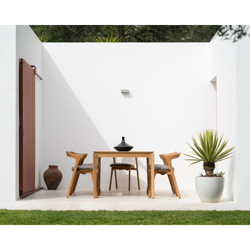 Bok Outdoor Dining Chair Cushion, Mocha