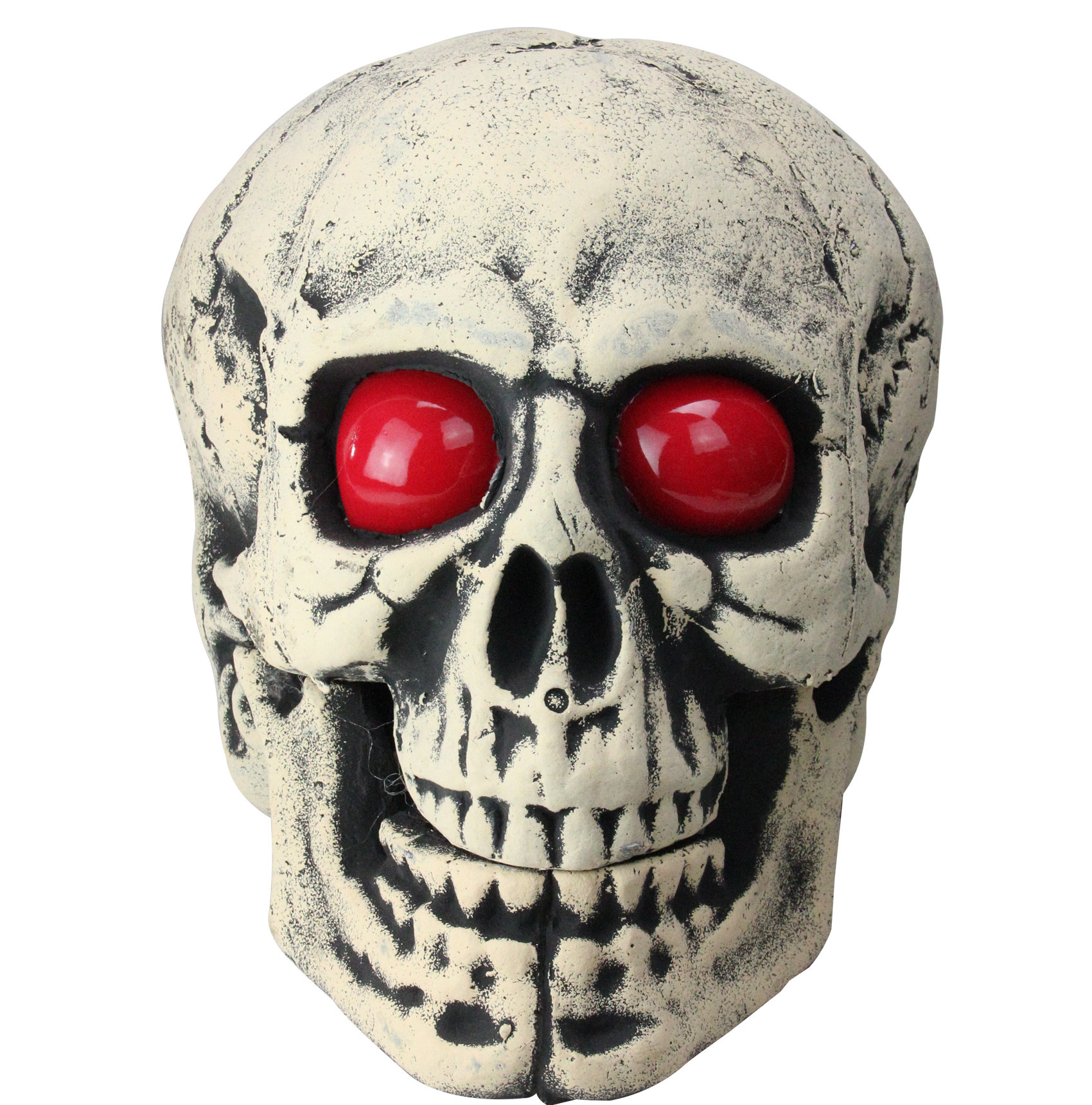 Northlight 18" Skull Head with LED Lighted Eyes Halloween Decoration