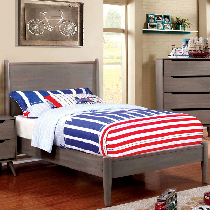 Scheffler Bed, Gray, Twin