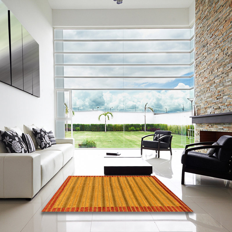 Abstract Indoor Rug, Square 3'