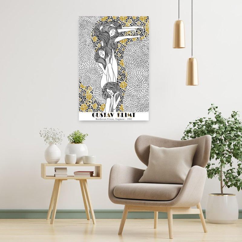 Art contemporain, art contemporain classique et élégant, H 24 po x l 16 po