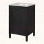 Meuble-lavabo pour salle de bain avec lavabo en céramique et support de rangement pour les petites salles de bain-1066237946