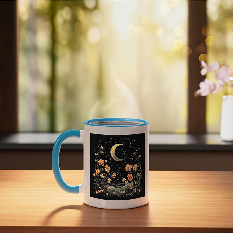 Ceramic Coffee Mug, Blue
