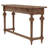 Ludin Brown Console Table With 3 Stools