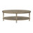 Bedford Ayanna 48'' W Oval Coffee Table with Shelf