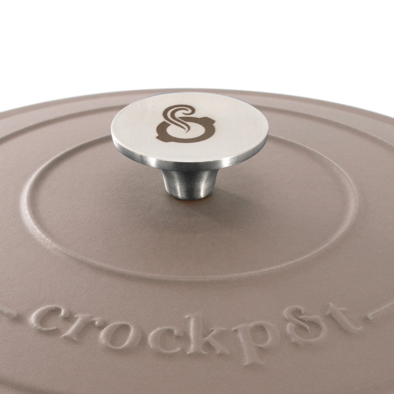 Cocotte en fonte émaillée Crockpot Artisan, 7 pintes, Rose