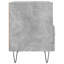 Erno 40cm W Iron Bedside Table-1422215013