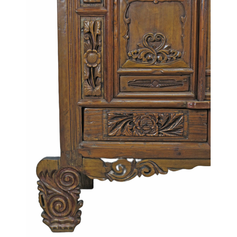 2 - Door Solid Wood Armoire