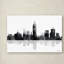 « indianapolis indiana horizon bg-1 », reproduction d’impression sur toile tendue-17943416