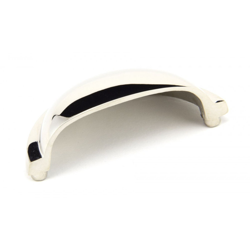 Regency 7.5 cm centre Cup Handle, Polished Nickel