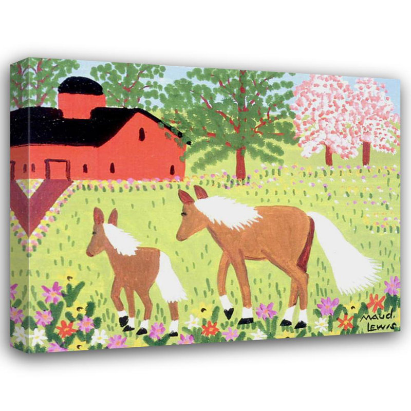 Mare and Colt, 19" H x 24" W
