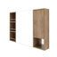 Armoire à pharmacie murale 39,4 "avec rangement, armoire à pharmacie murale avec porte miroir