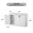 Sidhu 44" W 3 Door Sideboards and Buffets with Adjustable Shelves-1358974539