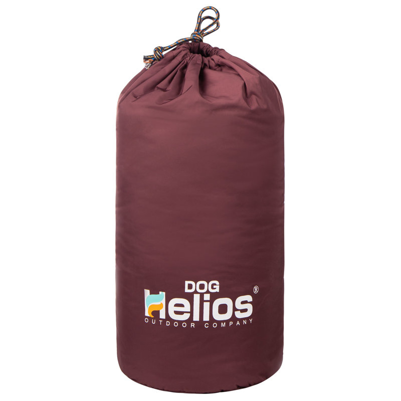 Tapis de voyage et de camping arrondi 2-en-1 Dog Helios, Rouge