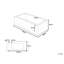 Kalyvakia 1700mm x 805mm Soaking Acrylic Bathtub