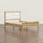 Eirene Farmhouse Solid Wood Platform Bed With Boucle Upholstered Headboard-124845299-124845302