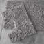 Modern 2 Piece Bathroom Rug Set Microfiber Chenille Bath Mat & Pedestal Mat Super Soft Non Slip Absorbent Washable-19840751