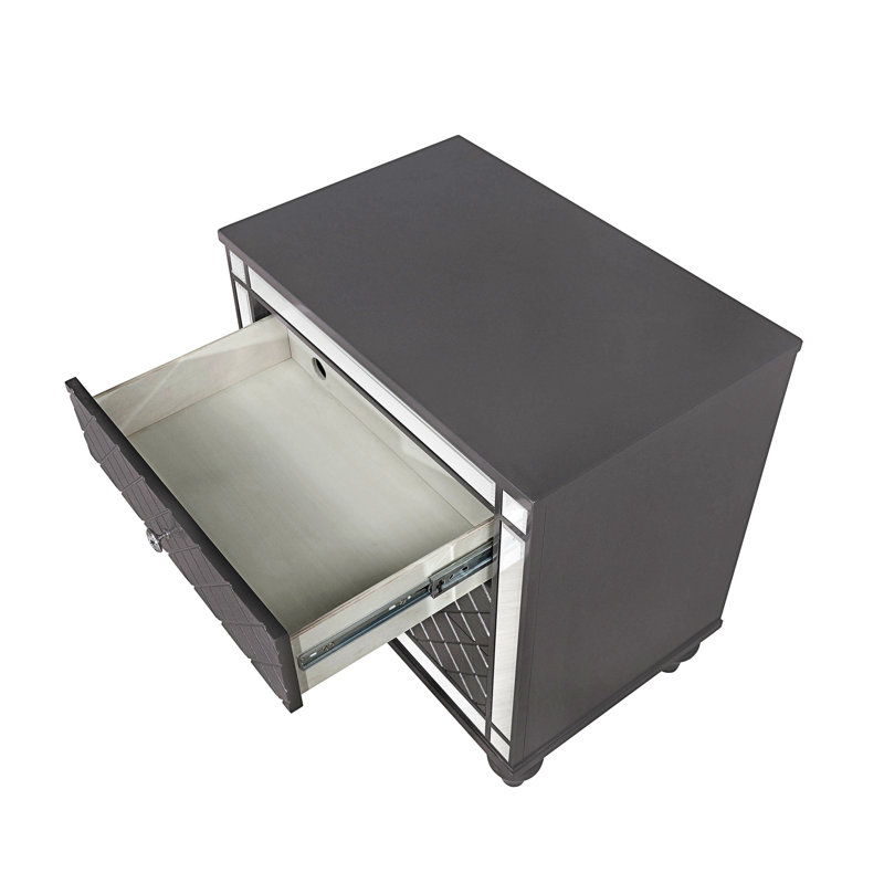 Table de chevet pour tout espace, Gris