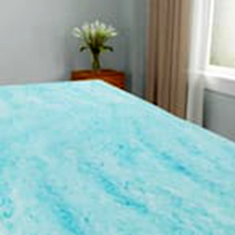 Omne Sleep Plush 3 Inch Memory Foam Cooling Mattress Topper, Full