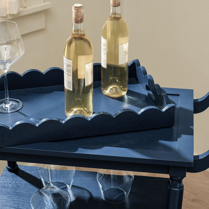 Table de bout Reinhart Aydah Emmeline, Bleu encre