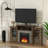 Chaveli TV Stand for TVs up to 58" with Fireplace Included