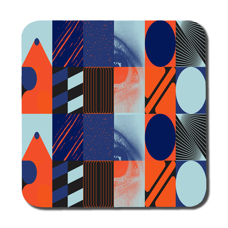 Square 6 Piece Coaster Set