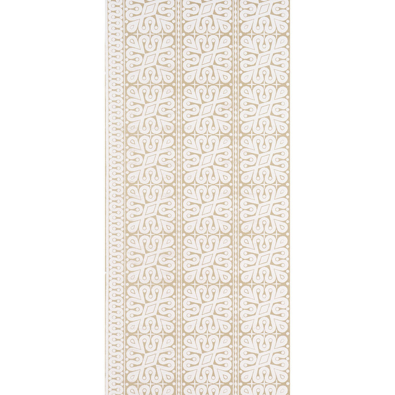 Schumacher x Celerie Kemble Borneo Grasscloth Wallpaper, White