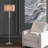 Raney 60'' Chrome Traditional Floor Lamp