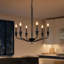 Lustre à intensité variable 6 lumières façon bougie-1659874260