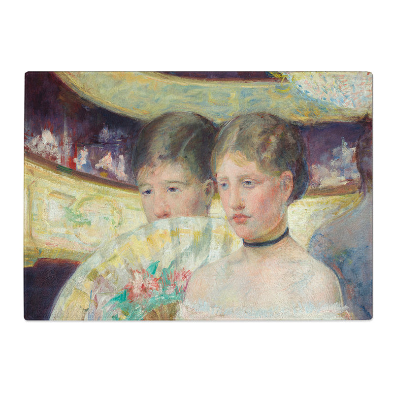 The Loge by Mary Cassatt Chopping Board, 20cm W x 28.5cm L
