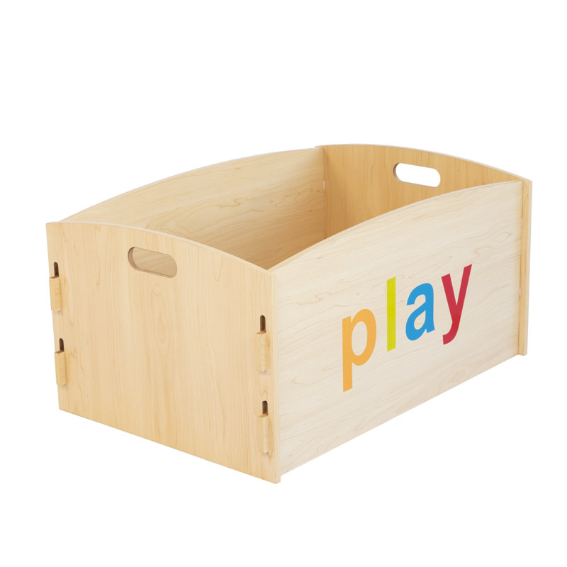Ebern Designs Toy Storage Chest, Natural