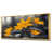 Toile avec cadre flottant or
