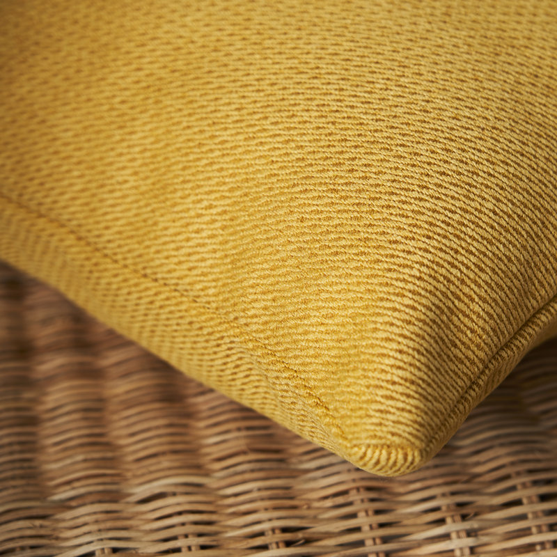 Agbogla Square Cushion, Ochre